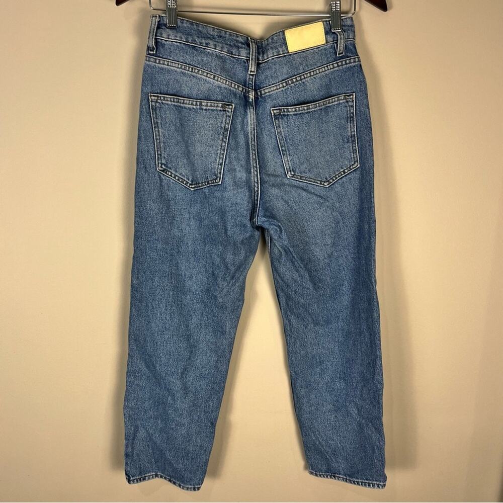Whistles Straight Leg High Rise Jeans Distressed Classic Y2K Style Women’s 26 - Picture 6 of 9